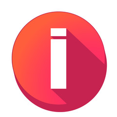 ikona z długim cieniem na tle okręgu © vempireart