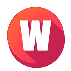 ikona z długim cieniem na tle okręgu © vempireart