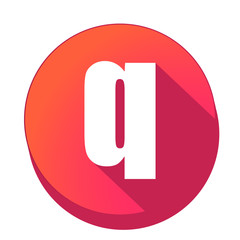 ikona z długim cieniem na tle okręgu © vempireart