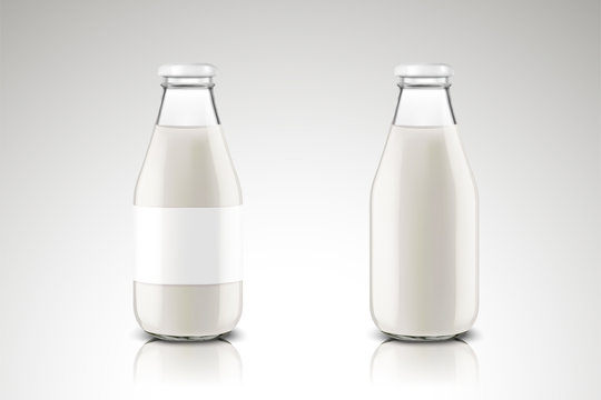 Milk bottle set
