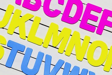 白背景風の英語