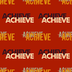 Achieve concept seamless pattern. Original design for print or digital media.