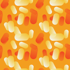 Magic pills seamless pattern. Original design for print or digital media.