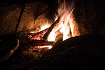 Naklejka premium Camping