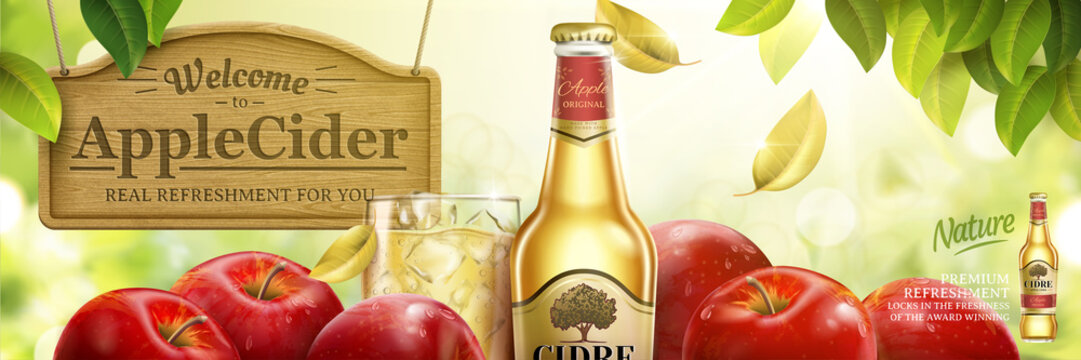 Apple cider ads