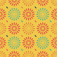 Cosmic rain seamless pattern. Suitable for screen, print and other media.