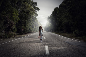 Obraz premium Feeling lost and lonely
