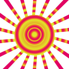 Strong sunlight illustration 7