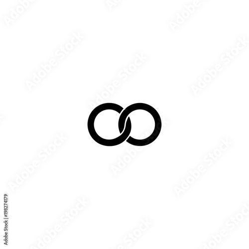 "double letter o logo vector" Stock image and royaltyfree vector files
