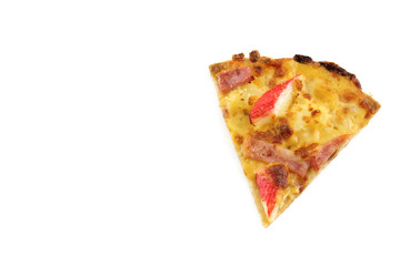 pizza isolated on white background