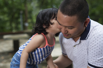 Obraz premium A Kiss To A Father