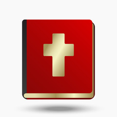 Obraz premium Holy Bible. Illustration on a white background.