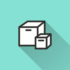 Box - vector icon.