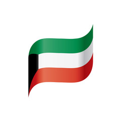 Kuwait flag, vector illustration