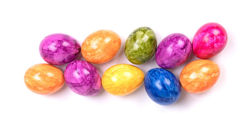 Fototapeta na wymiar Painted eggs, easter