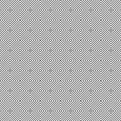 Stylish Black And White Geometric Graphic Pattern Vector Illustration