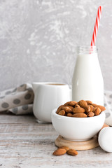 Almonds and almond milk