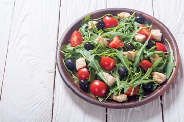 Salad with arugula