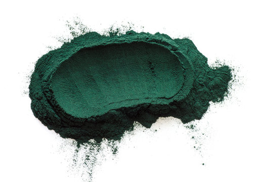 Organic spirulina powder