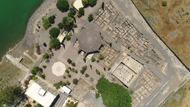 Aerial view of Capernaum