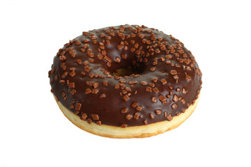 donut with chocolate icing