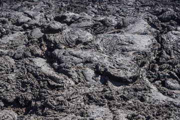 Naklejka premium cold volcanic flow in detail