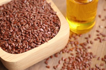 Flax seed with oil