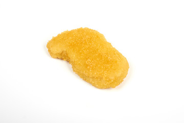 Chicken nuggets isolated on white background