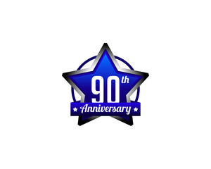 ninety years anniversary badge