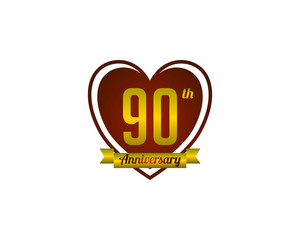 ninety years anniversary badge
