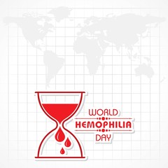 Vector Illustration of World Hemophilia Day Greeting