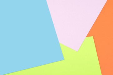 yellow and cyan, pink  colorful pastel paper background.
