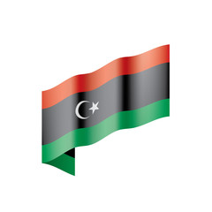 Libya flag, vector illustration