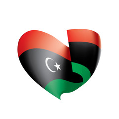 Libya flag, vector illustration