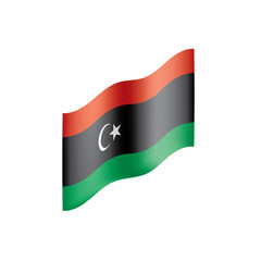 Libya flag, vector illustration