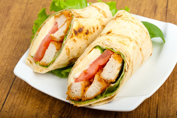 Chicken bread roll