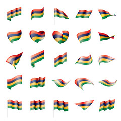 Mauritius flag, vector illustration