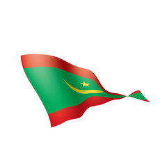 Mauritania flag, vector illustration