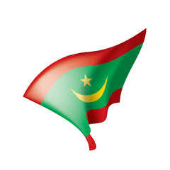 Mauritania flag, vector illustration