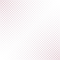 Geometric halftone dot pattern background - vector graphic from circles in varying sizes