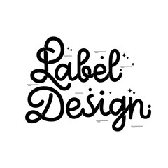 Label design. Retro sign, badge, banner template. It is good for printing posters and as an icon on the site.