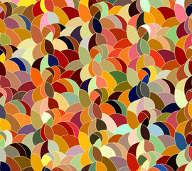 Vector wave background of doodle hand drawn lines