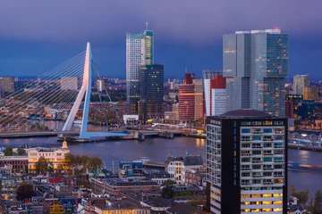 Fotobehang Rotterdam stadsgezicht - Nederland © Nikolai Sorokin