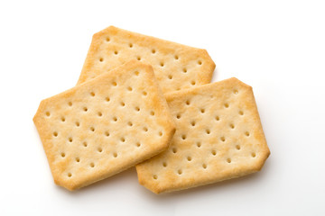 Toast bread isolated on the white background.