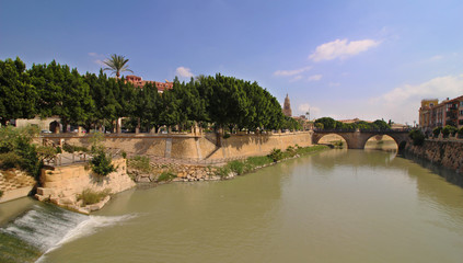 Fototapeta na wymiar Río Segura, Murcia, España
