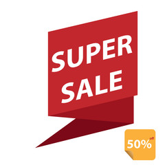 Super Sale Banner Vector