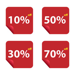 Tag Sticker Discount Vector