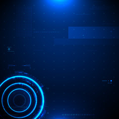 Obraz premium Futuristic vector hud interface screen design.