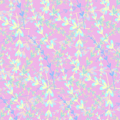 Seamless repeating floral pattern