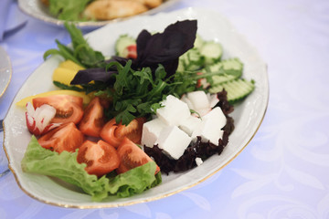 Vegetables and Cheese